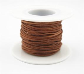 img 2 attached to 🔗 Genuine Jewelry Leather Cord: Glory Qin Soft Round Natural Leather Rope (1.5mm, 10 Yards)
