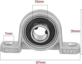 img 3 attached to Uxcell Mounted Pillow Insert Bearing Power Transmission Products and Bearings