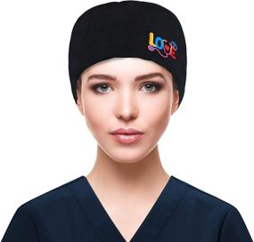 img 3 attached to 🧢 QBA Adjustable Working Cap with Button: Stylish and Comfortable Cotton Hat for Women &amp; Men