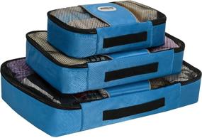 img 3 attached to Rockland Packing Cubes Set Of 3
