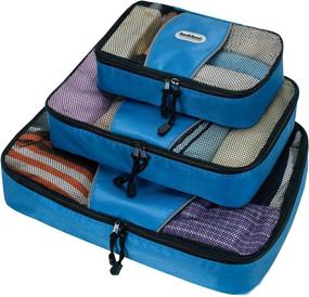 img 4 attached to Rockland Packing Cubes Set Of 3