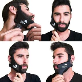 img 3 attached to The BEARD BLACK Beard Shaping & Styling Tool: Perfect Line Up & Edging with Inbuilt Comb, Ideal for Beard Trimmer or Razor, Premium Quality