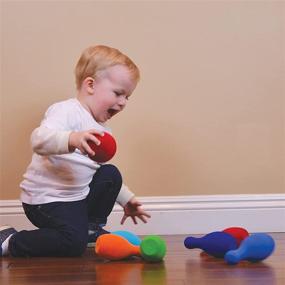 img 1 attached to 🎳 Rubbabu 7-Piece Bowling Set: Safe and Soft Indoor Bowling for Kids