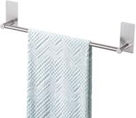 🛀 16-inch songtec bathroom towel bar - no drill stick on towel rack, easy install with self-adhesive, premium sus304 stainless steel - brushed nickel logo
