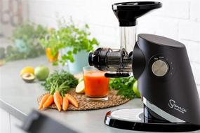 img 3 attached to SANA 727 Supreme Slow Juicer - Low Speed Masticating Juicer Extractor with 4 Variable Speeds, 120 RPM, Large Capacity for Fruits and Vegetables, Milk, Butter - Includes 132-Page Recipe Book - US Voltage - Black