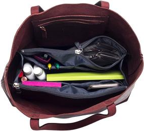 img 1 attached to 👜 Convenient Essentials for Organizing Women's Premium Handbags & Wallets