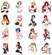 🐰 hot girls stickers pack - trendy waterproof cartoon wai-fu decals for laptop, tablet, phone, luggage & more - 100 pcs gift pack (bunny girl) logo