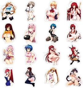 img 4 attached to 🐰 Hot Girls Stickers Pack - Trendy Waterproof Cartoon Wai-fu Decals for Laptop, Tablet, Phone, Luggage & More - 100 Pcs Gift Pack (Bunny Girl)