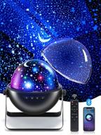 onefire kids night lights: bluetooth music projector with color changing baby projector, remote control & timer логотип