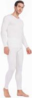 🩳 subuteay men's fleece lined thermal long johns base layer underwear set - top & bottoms логотип