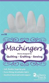 img 3 attached to Перчатки для поддержки машинного квилтинга Machingers: необходимая вещь для легкого шитья на свободной машине!