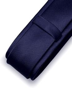img 3 attached to JEMYGINS Skinny Pocket Square Necktie: A Versatile Accessory for Men's Ties, Cummerbunds & Pocket Squares