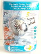 brasscraft massage showerhead settings anti clog logo