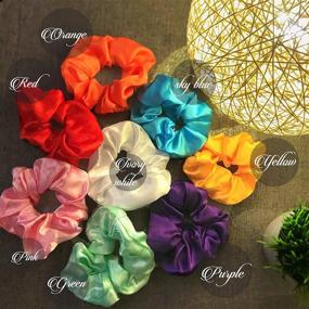 img 1 attached to 8 Pcs Light Up Hair Scrunchies: Glow in the Dark Accessories for Neon Parties and Celebrations