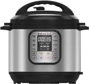 img 4 attached to Instant Pot Duo 7-in-1 Electric Pressure Cooker, Slow Cooker, Rice Cooker, Steamer, Sauté, Yogurt Maker, Warmer & Sterilizer, 6 Quart, Stainless Steel/Black - Enhanced SEO