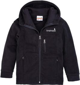 img 3 attached to 🧥 Fleece Hoodie Jacket with Zipper - Boys' Clothing by Snonook