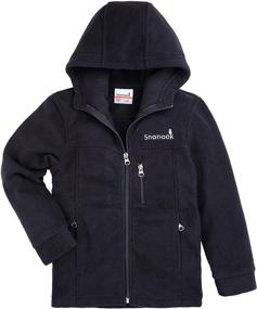 img 4 attached to 🧥 Fleece Hoodie Jacket with Zipper - Boys' Clothing by Snonook