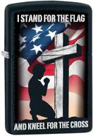 zippo lighter stand kneel cross logo