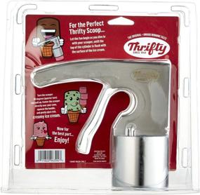 img 2 attached to 🍨 Premium Stainless Steel Ice Cream Scoop with Trigger - Thrifty Old Time Design, Cylinder Shape, Commercial Grade - Ideal for Rite Aid and Other Retailers