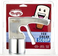 🍨 premium stainless steel ice cream scoop with trigger - thrifty old time design, cylinder shape, commercial grade - ideal for rite aid and other retailers logo