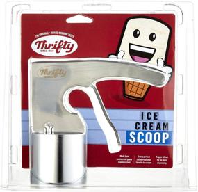 img 4 attached to 🍨 Premium Stainless Steel Ice Cream Scoop with Trigger - Thrifty Old Time Design, Cylinder Shape, Commercial Grade - Ideal for Rite Aid and Other Retailers