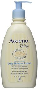 img 4 attached to 👶 Смягчающий лосьон Aveeno Baby с ароматом: Нежное увлажнение для чувствительной кожи