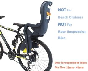img 2 attached to 🚲 Детское заднее кресло для велосипеда CyclingDeal - стандарт США