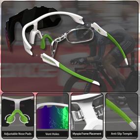 img 2 attached to 🕶️ ROCKNIGHT HD Polarized Sports Sunglasses - Optimized for Cycling, Driving, Baseball, and Outdoor Activities with Ultralight TR90 Frame and Large Lens