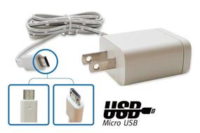 img 1 attached to Long-Cord Motorola Baby Monitor Charger, Micro USB 5V 1A, Compatible with MBP Series Handheld Units (MBP33S, MBP36S, MBP36XL, MBP38S, MBP41S, MBP43S, MBP843, MBP853, MBP854, MBP855)
