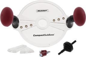 img 4 attached to 🔧 Enhance Precision and Versatility with Milescraft 1225 CompactSubBase Universal Sub Base for Compact/Trim Routers - Complete with Mortising Pins and Ergonomic Handles