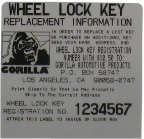 img 1 attached to 🦍 Gorilla Automotive 73633T 'The System' Toyota Mag Wheel Locks – Ultimate Protection for 5 Lug Wheels