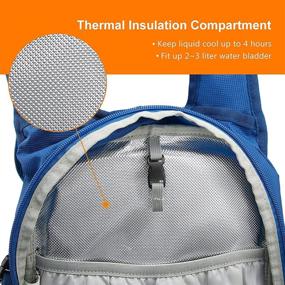 img 1 attached to 🎒 Hiking/Cycling Essential: N NEVO RHINO 10L Insulated Hydration Backpack Pack with 2/3L Water Bladder - Camelback Water Backpack at Its Best!