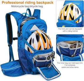 img 2 attached to 🎒 Hiking/Cycling Essential: N NEVO RHINO 10L Insulated Hydration Backpack Pack with 2/3L Water Bladder - Camelback Water Backpack at Its Best!