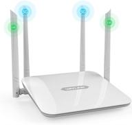 🔥 powerful wavlink ac1200 dual band wifi router: high speed, long range, and gigabit ethernet for home office logo