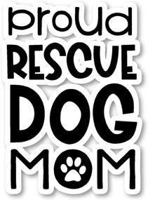 img 2 attached to Proud Rescue Dog Sticker Stickers