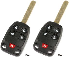 img 2 attached to Case Shell Key Fob Keyless Entry Remote Fits Honda Odyssey 2011 2012 2013 (N5F-A04TAA)