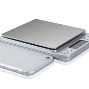 img 3 attached to 🍽️ NEXT-SHINE Digital Kitchen Scale Mini Pocket Pro: 500g x 0.01g, LCD Display, Stainless Steel Platform - Ideal for Cooking, Baking, Jewelry, Weight Measurement, and Postal Parcels