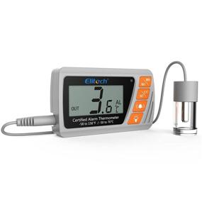 img 4 attached to 🌡️ Elitech VT-10 Vaccine Thermometer: Reliable Refrigerator Freezer Monitor with Glycol Bottle Probe for Cooler Pharmacy