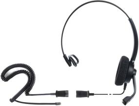 img 2 attached to 🎧 IPD IPH-160 Professional Monaural Noise Cancelling Phone Headset for Call Center/Office with U10P Cable - Compatible with Avaya/Lucent, Nortel, Polycom, Samsung, Mitel, and More