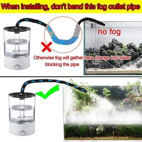 img 2 attached to 🦎 Coospider Top Fill Reptile Fogger: 4.2L Large Size Humidifier for Reptiles, Amphibians, Paludarium, and Vivariums