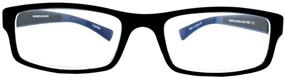 img 3 attached to 👓 Sportex AR4160 Blue Rectangular Reading Glasses for Men by Select-A-Vision, 29mm, +1.5 power