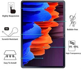 img 1 attached to 📱 Защитное стекло KIQ Galaxy Tab A7 10.4 T500 - защита от царапин, без пузырей, самоклеющееся - для Samsung Galaxy Tab A7 10.4 дюйма 2020 года SM-T500 SM-T505 SM-T507 [1 штука]