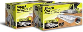img 4 attached to Shark VACMOP Disposable Hard Floor Vacuum and Mop Pad Refills (20 ct.): Effortless Floor Cleaning Solutions