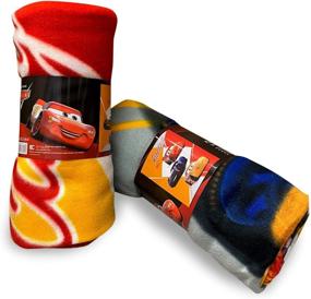 img 1 attached to 🚗 Disney Cars Drag Strip Masters Perfect Start Fleece Throw Blanket - Ultimate Pick for Boys (Drag Strip)