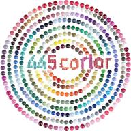 💎 mumustar 445 dmc colors diamond painting round beads – 89000 pieces replacement drills, sparkling rhinestones for nails, crafts & diy diamond art projects logo