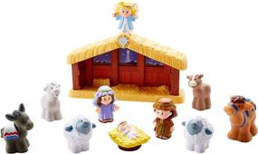 img 2 attached to 🎶 Fisher Price Little People DPX53 Nativity Set
