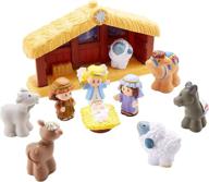🎶 fisher price little people dpx53 nativity set logo