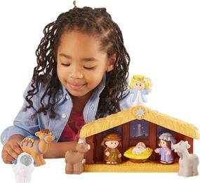 img 3 attached to 🎶 Fisher Price Little People DPX53 Nativity Set
