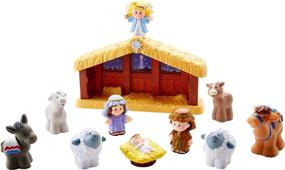 img 1 attached to 🎶 Fisher Price Little People DPX53 Nativity Set