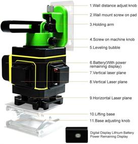 img 3 attached to 🔋 Maximizing Precision: Enhancing Leveling Accuracy with the Rechargeable Leveling Horizontal Vertical Straight